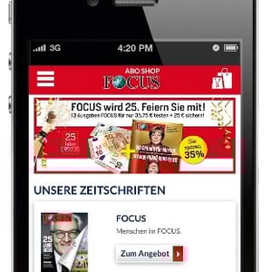 mobile first: Erfolg mit konsequentem Re-Design der Abo-Shops