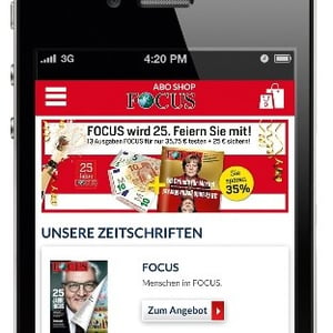 mobile first: Erfolg mit konsequentem Re-Design der Abo-Shops